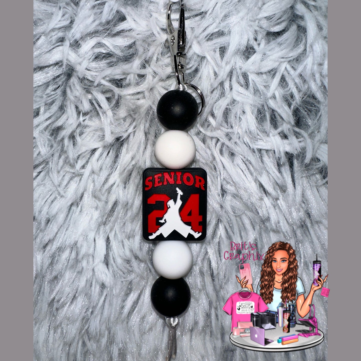 Senior 24 Keychain