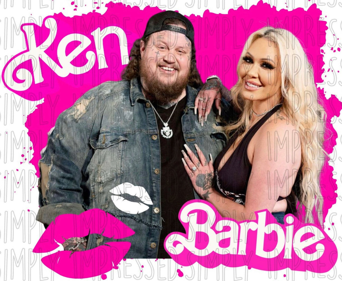JR an BXO Barbie an Ken tumbler
