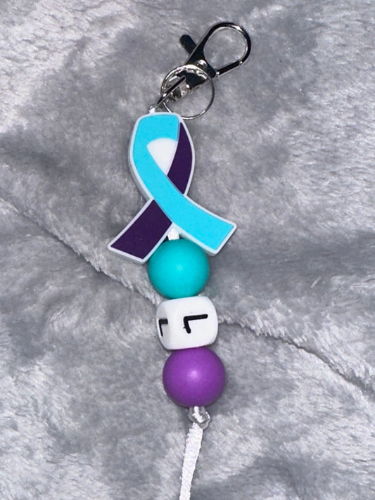 Overdose/Suicide Awareness Keychain