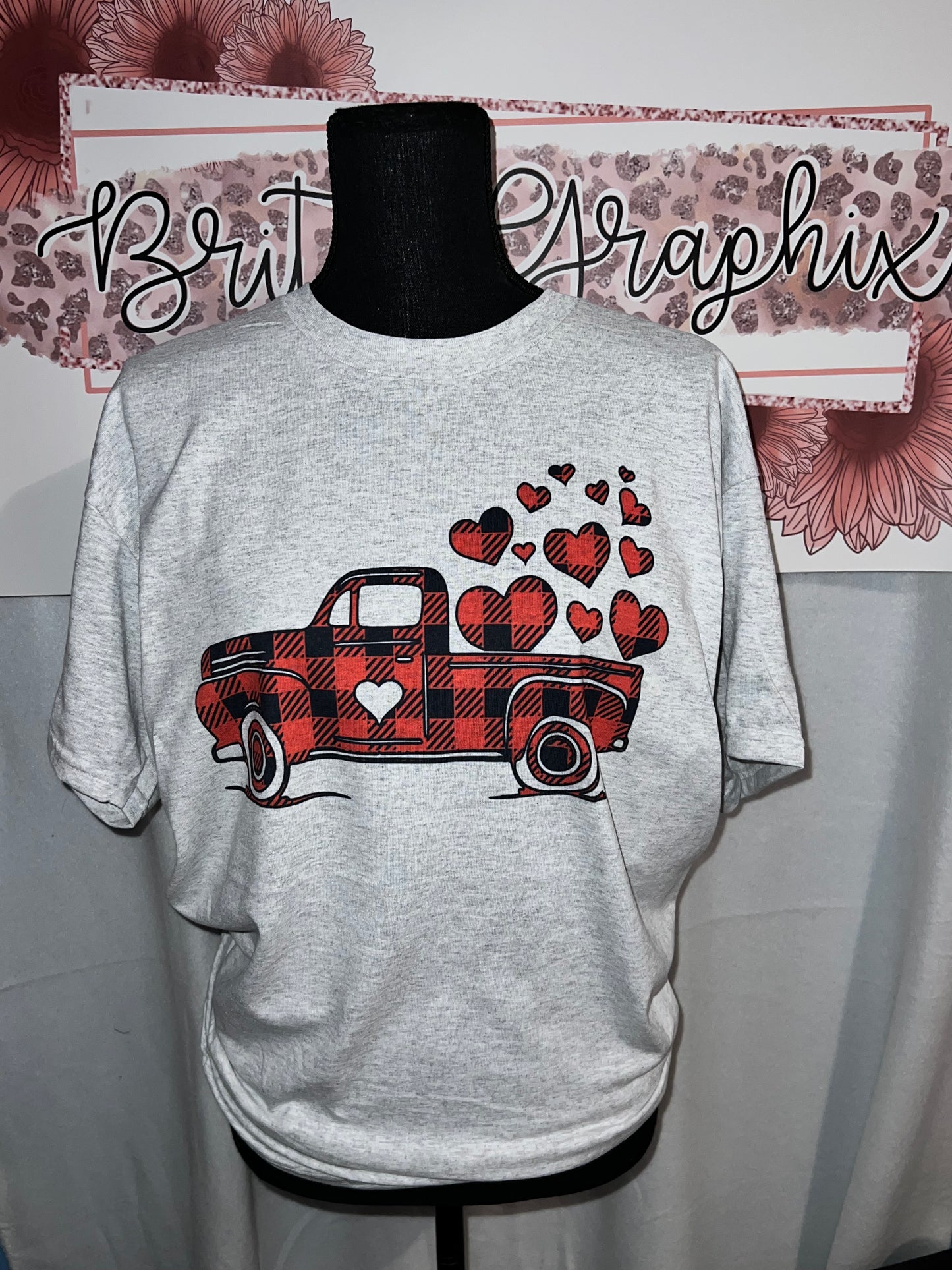 Red Plaid Truck