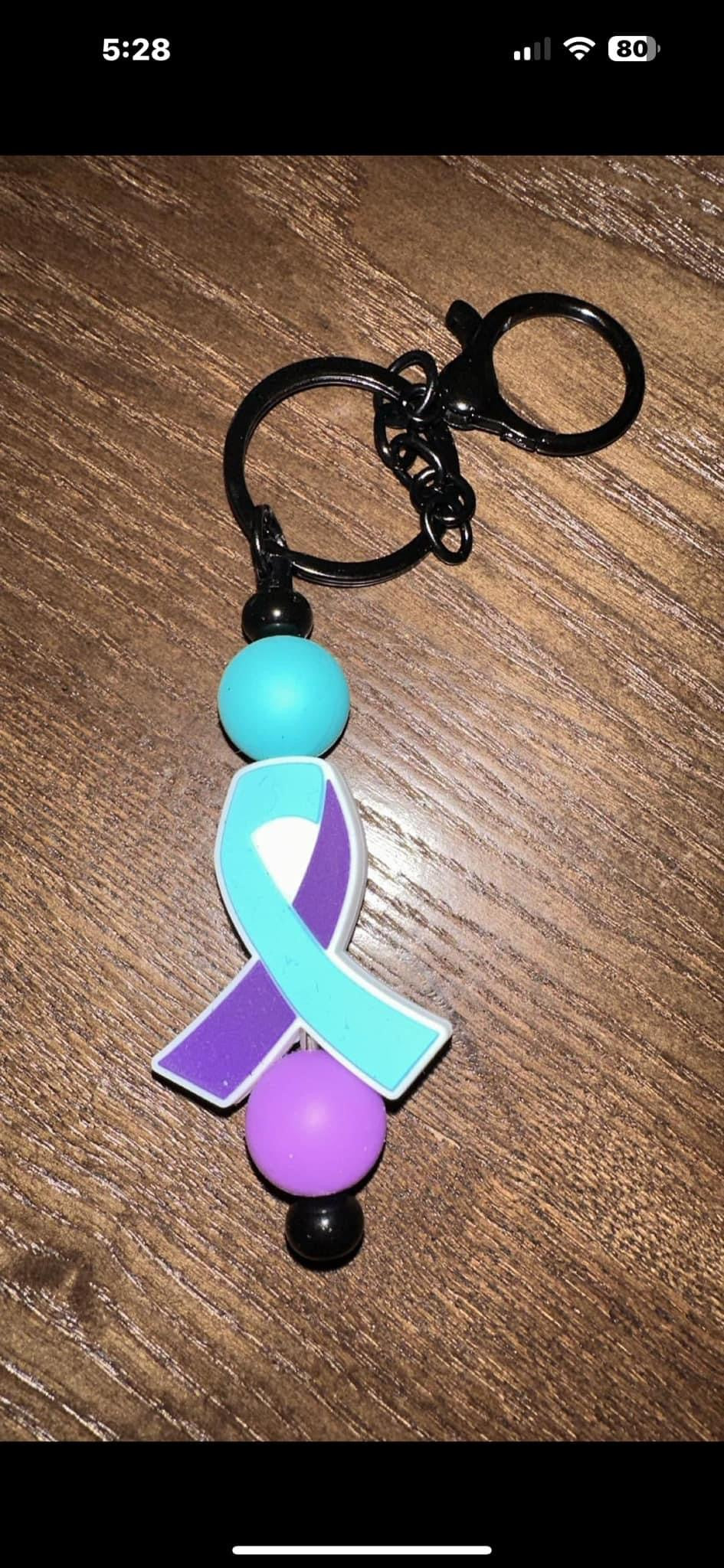 Overdose/Suicide Awareness Keychain