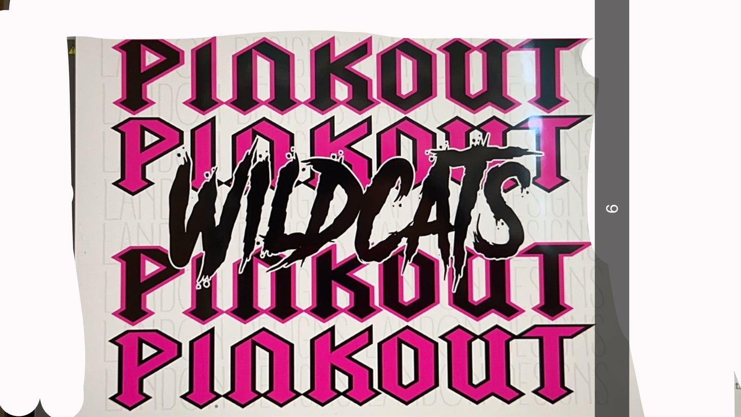 Wildcat Pink Out