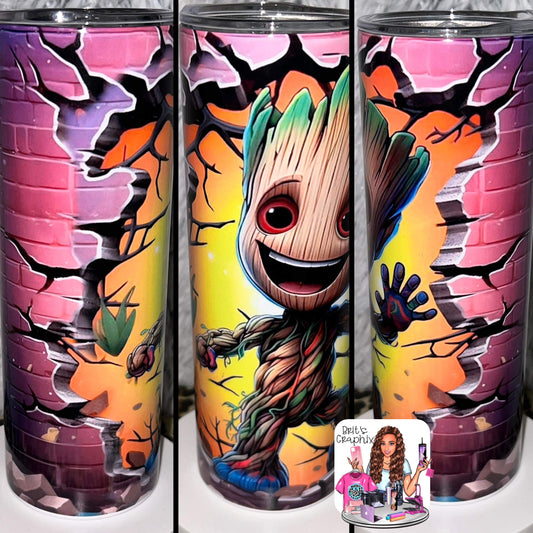 Multi-Color-Groot Tumbler
