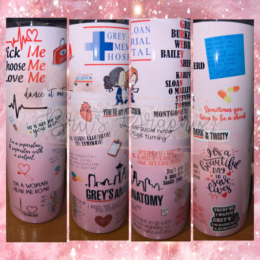 Greys Anatomy Tumbler