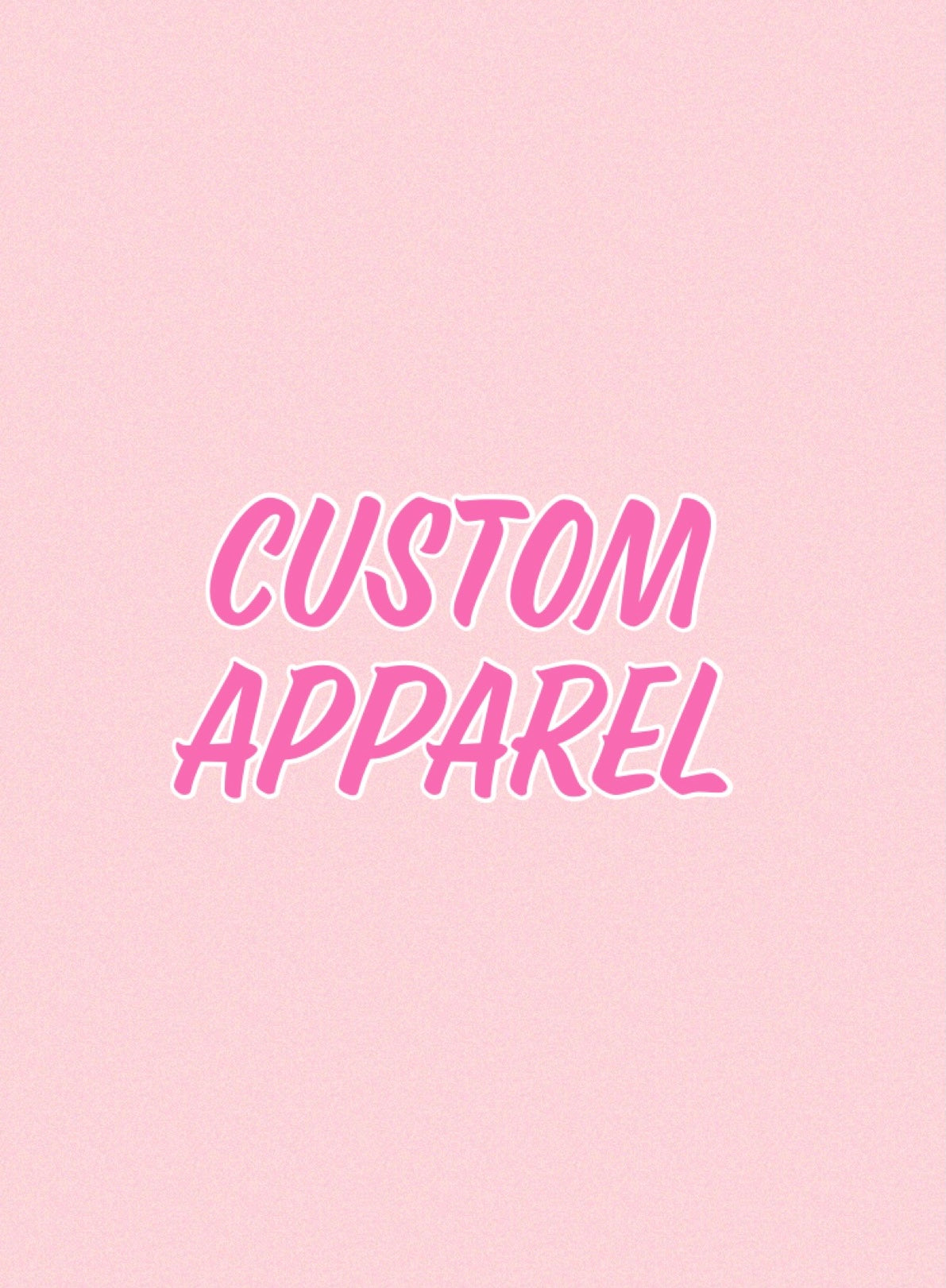 Custom Apparel Option